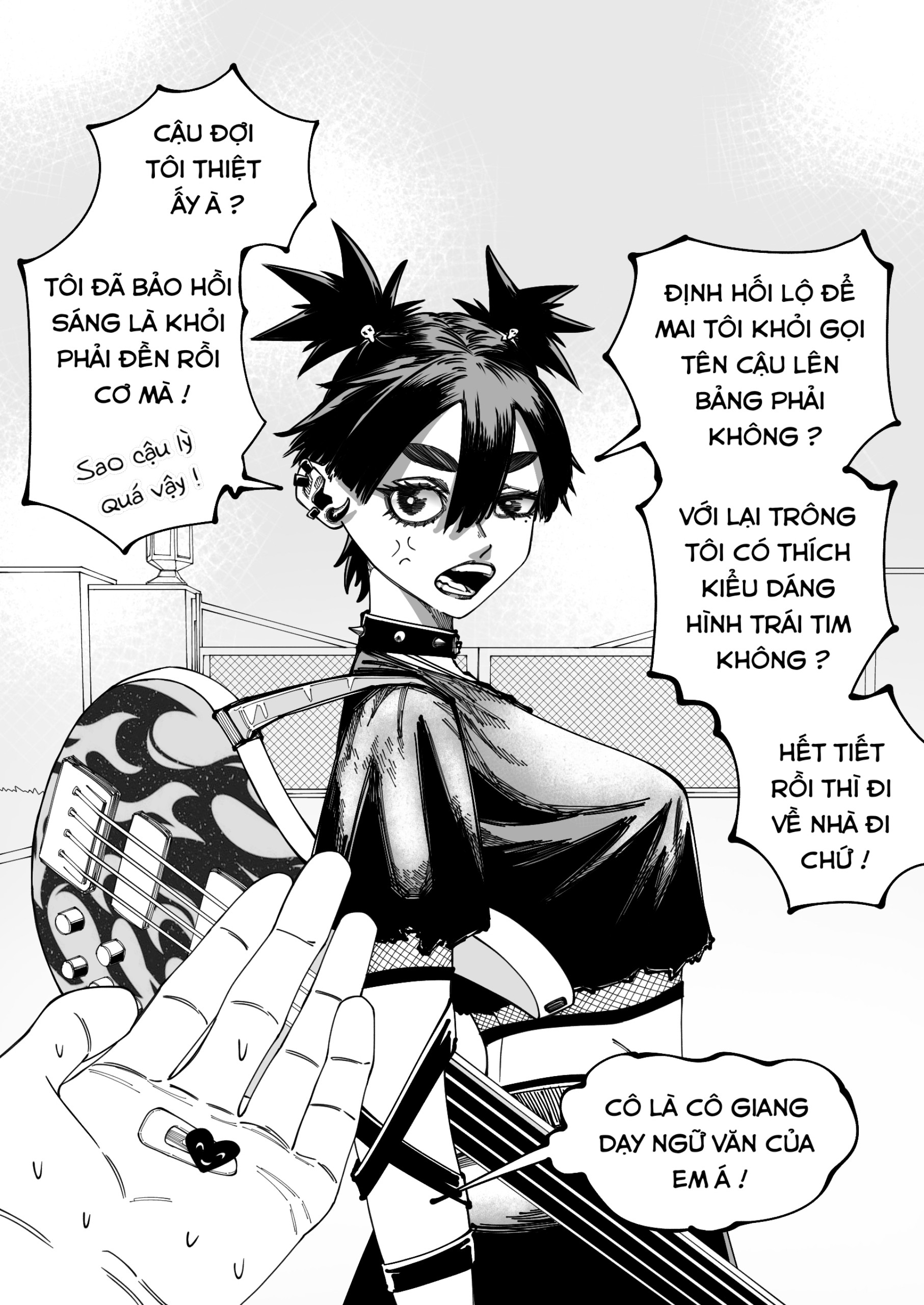 Cô giáo thực tập của tôi thực ra là 1 Goth Rocker